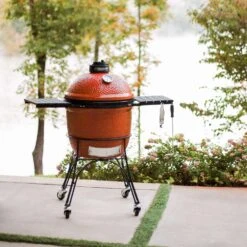 Kamado Joe 18 In. Classic I Charcoal Kamado Grill And Smoker Red -Grill Masters Outlet 68335a57 be47 4a5a 898c 536d40a1705b