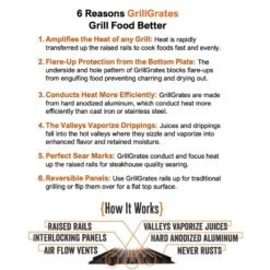 GrillGrate For Weber Spirit 200 GrillGrate Set 17.38 In. L X 20.5 In. W -Grill Masters Outlet 69d826e0 b0a0 4cf8 9167 c372d04c6955