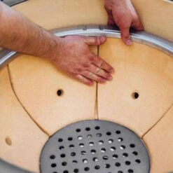 Kamado Joe 18 In. Classic Joe II Charcoal Kamado Grill And Smoker Red -Grill Masters Outlet 6a52caba b1ef 44a4 af05 c24bbbbbdfb4