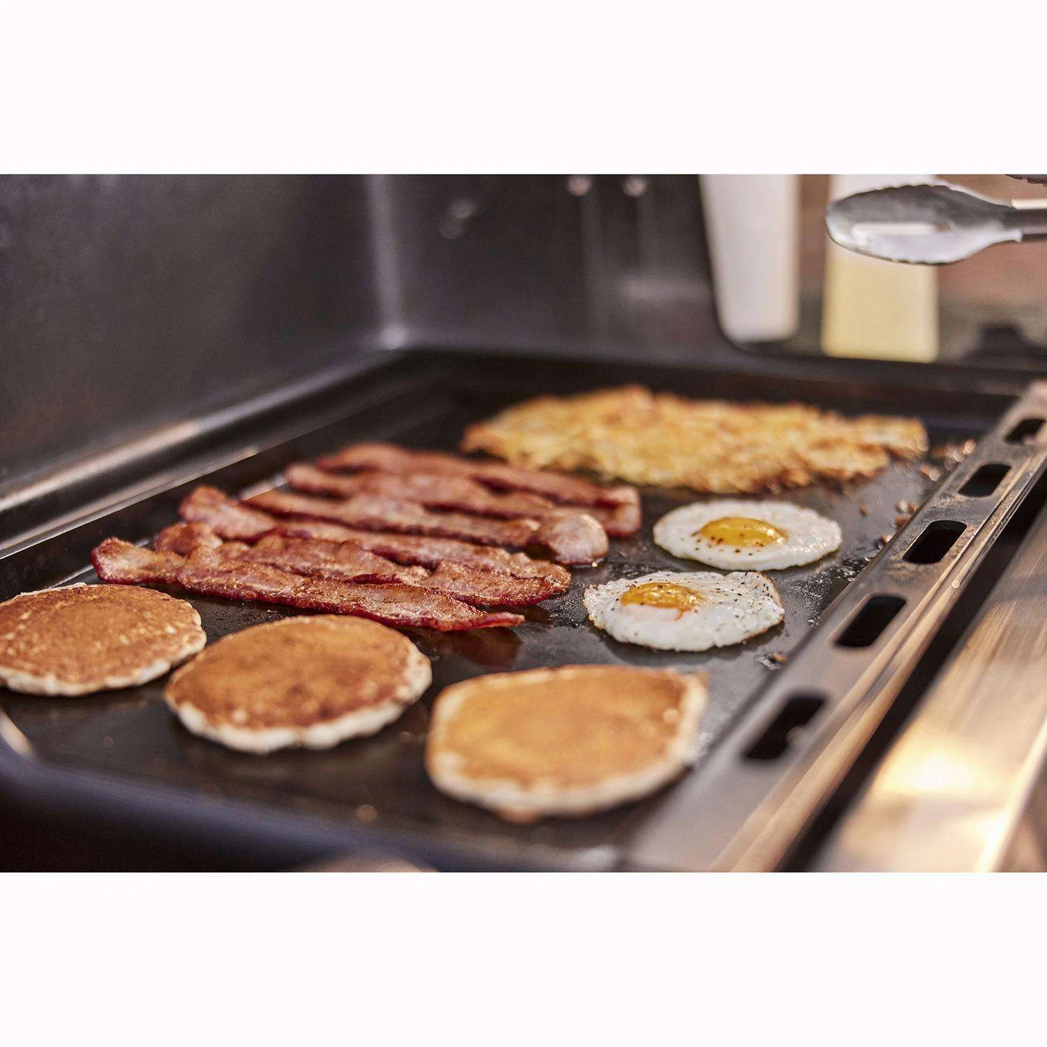 Weber Genesis 300 Series Carbon Steel Griddle 25.7 In. L X 18.7 In. W 1 Pk 7 Weber Genesis 300 Series Carbon Steel Griddle 25.7 In. L X 18.7 In. W 1 Pk - Image 5