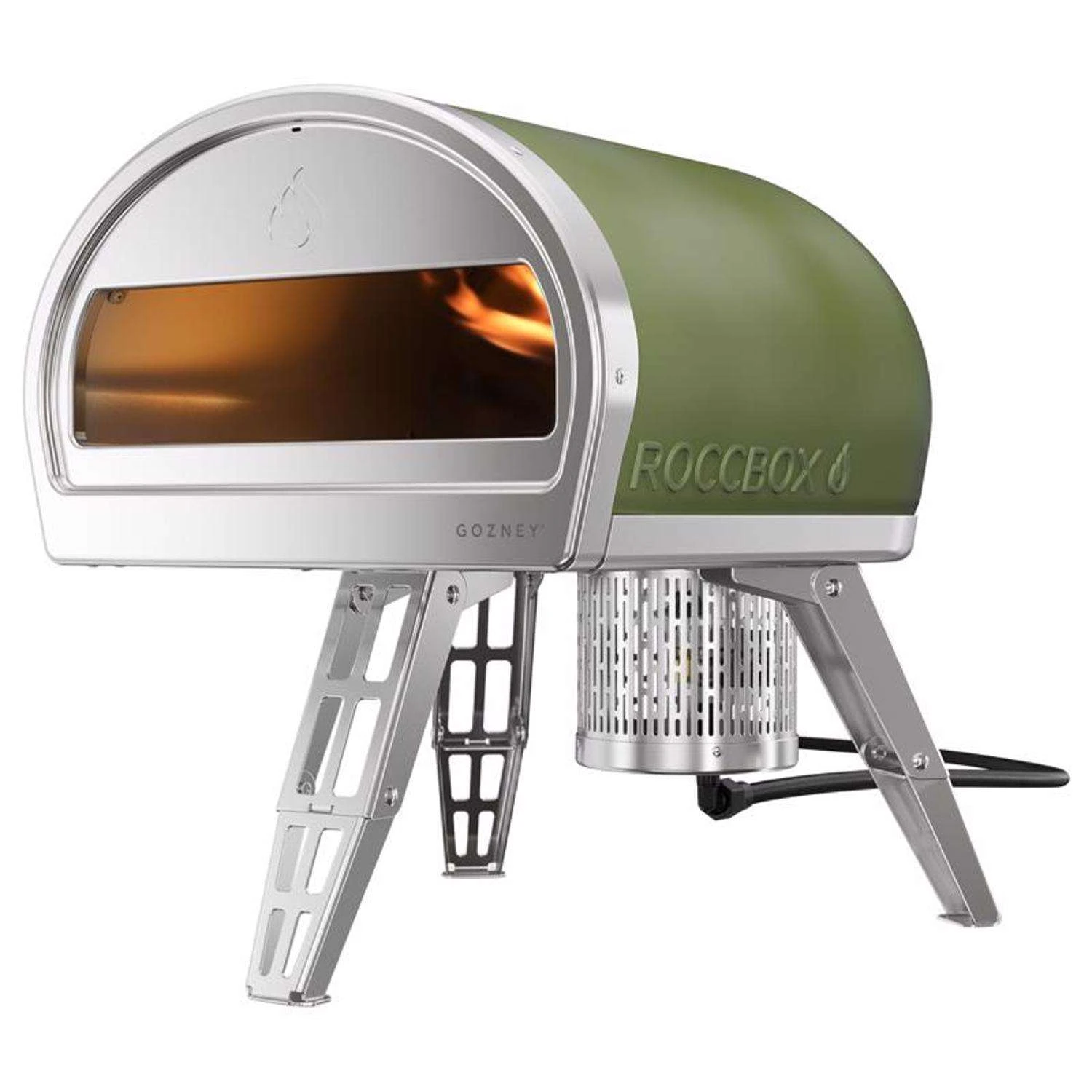 Gozney Roccbox Propane Gas Outdoor Pizza Oven Olive Green 3 Gozney Roccbox Propane Gas Outdoor Pizza Oven Olive Green