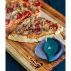 Big Green Egg Stainless Steel Green Pizza Cutter 1 Pk 7 Big Green Egg Stainless Steel Green Pizza Cutter 1 Pk -Grill Masters Outlet 70489b92 aeca 4f39 842a 1a7891f08719