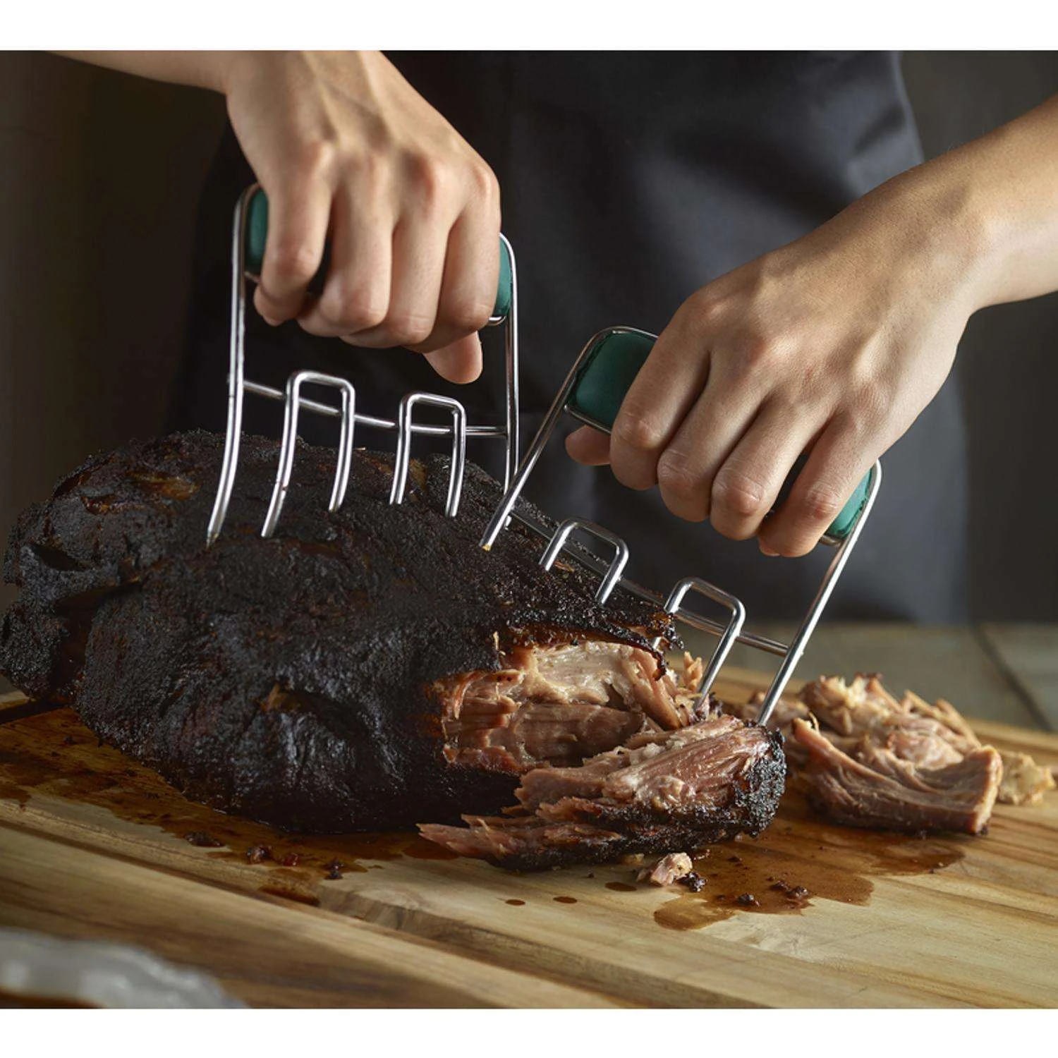 Big Green Egg Stainless Steel Meat Shredder 2 Pc 5 Big Green Egg Stainless Steel Meat Shredder 2 Pc - Image 3