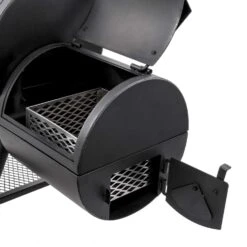 Oklahoma Joe's Longhorn Charcoal Offset Smoker Black -Grill Masters Outlet 72ddc1ee 45c6 4c07 909d 40ec10f1675d