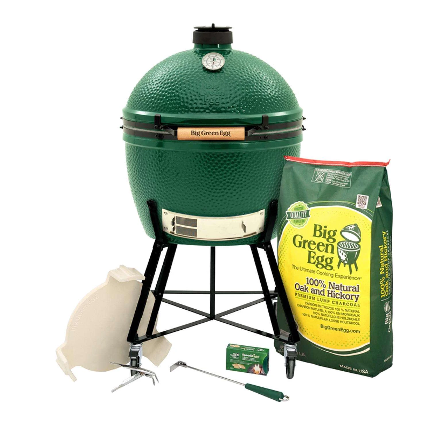 Big Green Egg 24 In. XLarge EGG In Nest Package Charcoal Kamado Grill And Smoker Green 3 Big Green Egg 24 In. XLarge EGG In Nest Package Charcoal Kamado Grill And Smoker Green