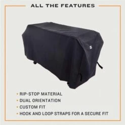 Oklahoma Joe's Black Prep/Storage Cart Cover -Grill Masters Outlet 76ca86ca 20f3 4a4d 9b79 bfa502bacabd