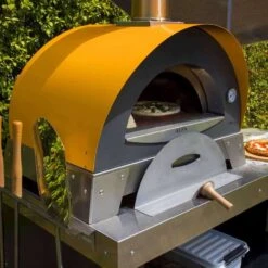 Alfa 36 In. Wood Ciao Outdoor Pizza Oven Yellow -Grill Masters Outlet 778de6bb fd75 413d 8140 a5f9994f3f34