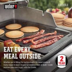 Weber Genesis Cast Iron/Porcelain Grill Top Griddle 18.9 In. L X 13.2 In. W 1 Pk -Grill Masters Outlet 7c294c5b bebd 4e8f 93af 4a26046f9142