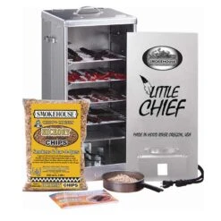 Smokehouse Little Chief Electric Grill And Smoker Silver