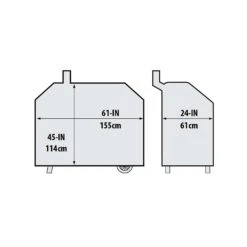 Broil King Black Premium Grill Cover For Regal Pellet 500 -Grill Masters Outlet 7f9504b5 ca8a 4bf2 b53f 3faeec3600bd