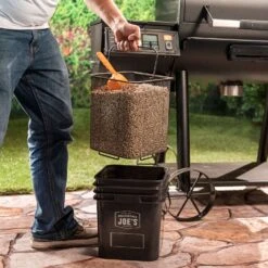 Oklahoma Joe's Plastic Pellet Bucket Kit 10.8 In. L X 10.8 In. W -Grill Masters Outlet 881e2a64 034d 4bb8 9731 953002cc7616