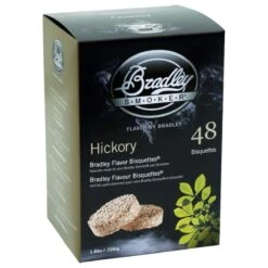 Bradley Smoker All Natural Hickory All Natural Wood Bisquettes 1.6 Lb