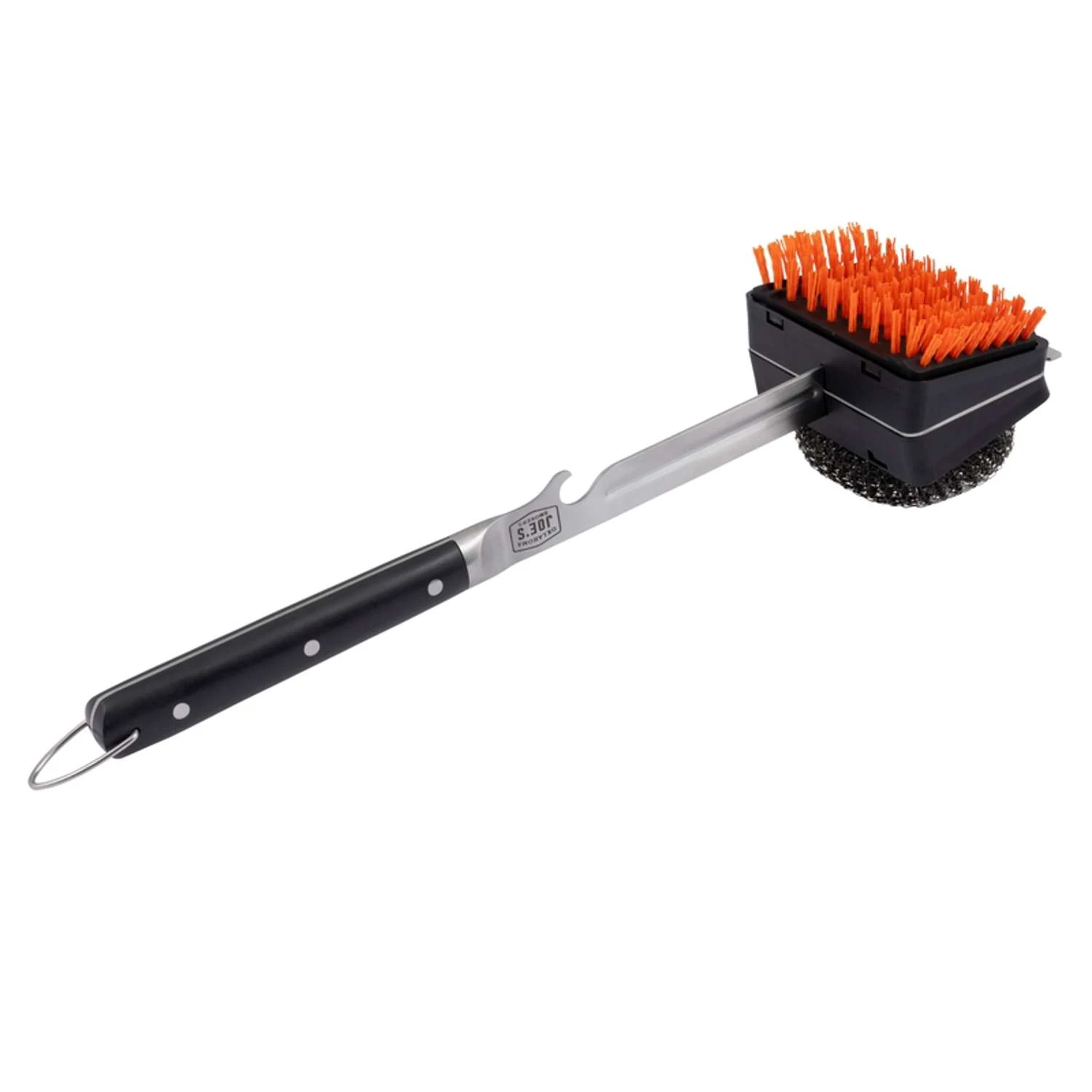 Oklahoma Joe's Blacksmith Grill Brush With Scraper 3.75 In. H X 4.75 In. L X 3.75 In. W 1 Pk 3 Oklahoma Joe's Blacksmith Grill Brush With Scraper 3.75 In. H X 4.75 In. L X 3.75 In. W 1 Pk