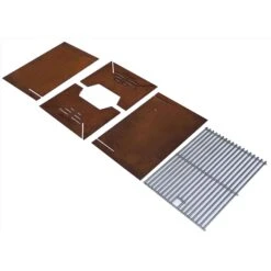 Mont Alpi 16 In. Charcoal/Wood Pellet Grill Rust -Grill Masters Outlet 91990357 fe34 4c10 bef4 1b3530571dfb