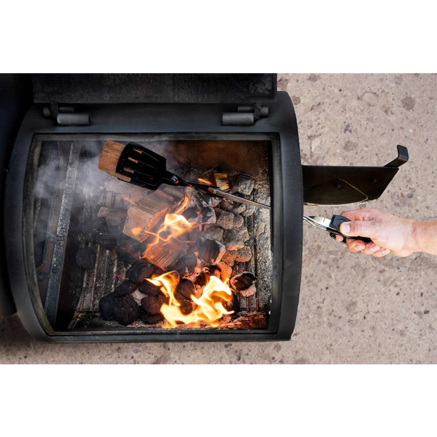 Oklahoma Joe's Aluminum Black/Silver Longarm Grilling Tool 1 Pk 5 Oklahoma Joe's Aluminum Black/Silver Longarm Grilling Tool 1 Pk - Image 3