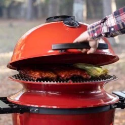 Kamado Joe 22 In. Kettle Joe Charcoal Kamado Grill And Smoker Blazing Red -Grill Masters Outlet 9250b329 b282 4e73 819a 8149b7ceb20c