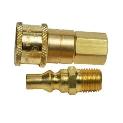 Mr. Heater 1/4 In. D X 1/4 In. D Brass FPT X MPT Quick Connect Adapter