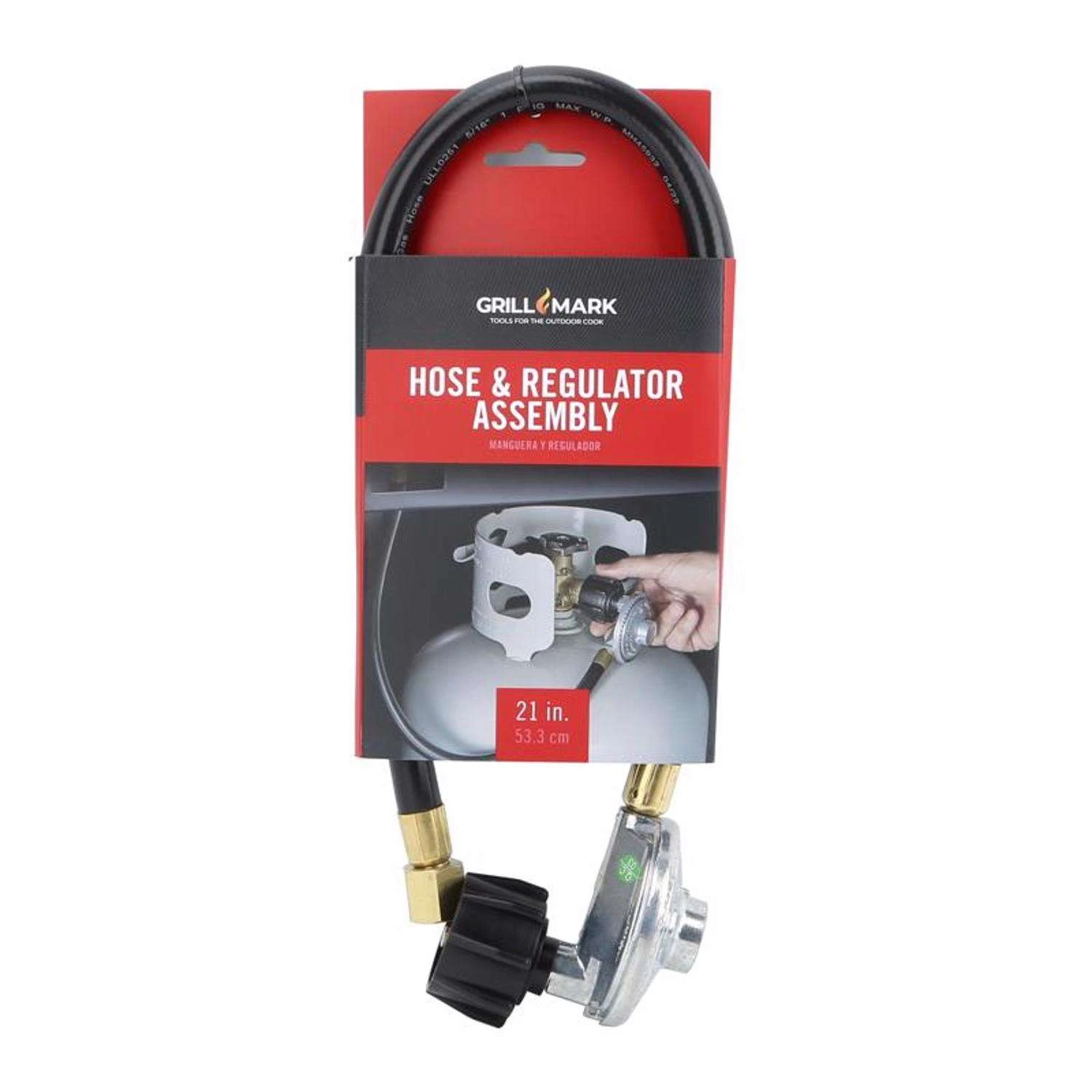 Grill Mark 21 In. L Rubber Propane Hose And Regulator 3 Grill Mark 21 In. L Rubber Propane Hose And Regulator