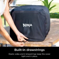 Ninja Woodfire Black Grill Cover For OO101 -Grill Masters Outlet 971da74b a5c8 4191 8896 da39fe29bf17