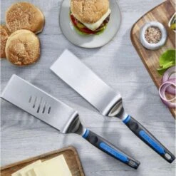 Razor Stainless Steel Black/Silver Grill Spatula 2 Pk -Grill Masters Outlet 988abb25 8696 44a3 8ce8 2190c7ef25ea