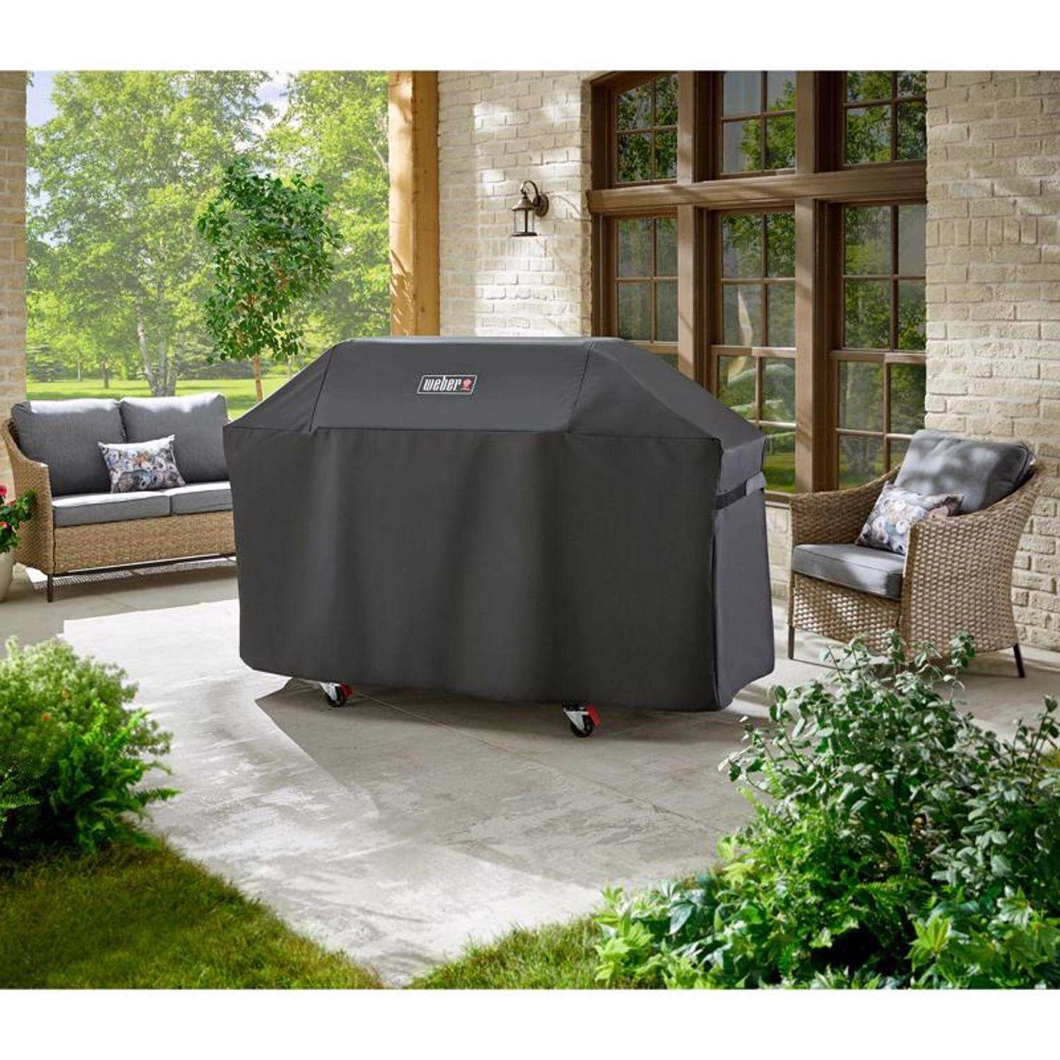 Weber Premium Genesis 400 And Genesis II 400 Series Black Grill Cover For Genesis 400 And Genesis II 4 Weber Premium Genesis 400 And Genesis II 400 Series Black Grill Cover For Genesis 400 And Genesis II - Image 2