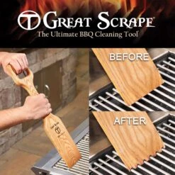 Great Scrape Woody Shovel Grill Scraper 20 In. H X 4.75 In. L X 0.75 In. W 1 Pk -Grill Masters Outlet 9a79e364 c48b 4a93 a82b 0dce4f393346