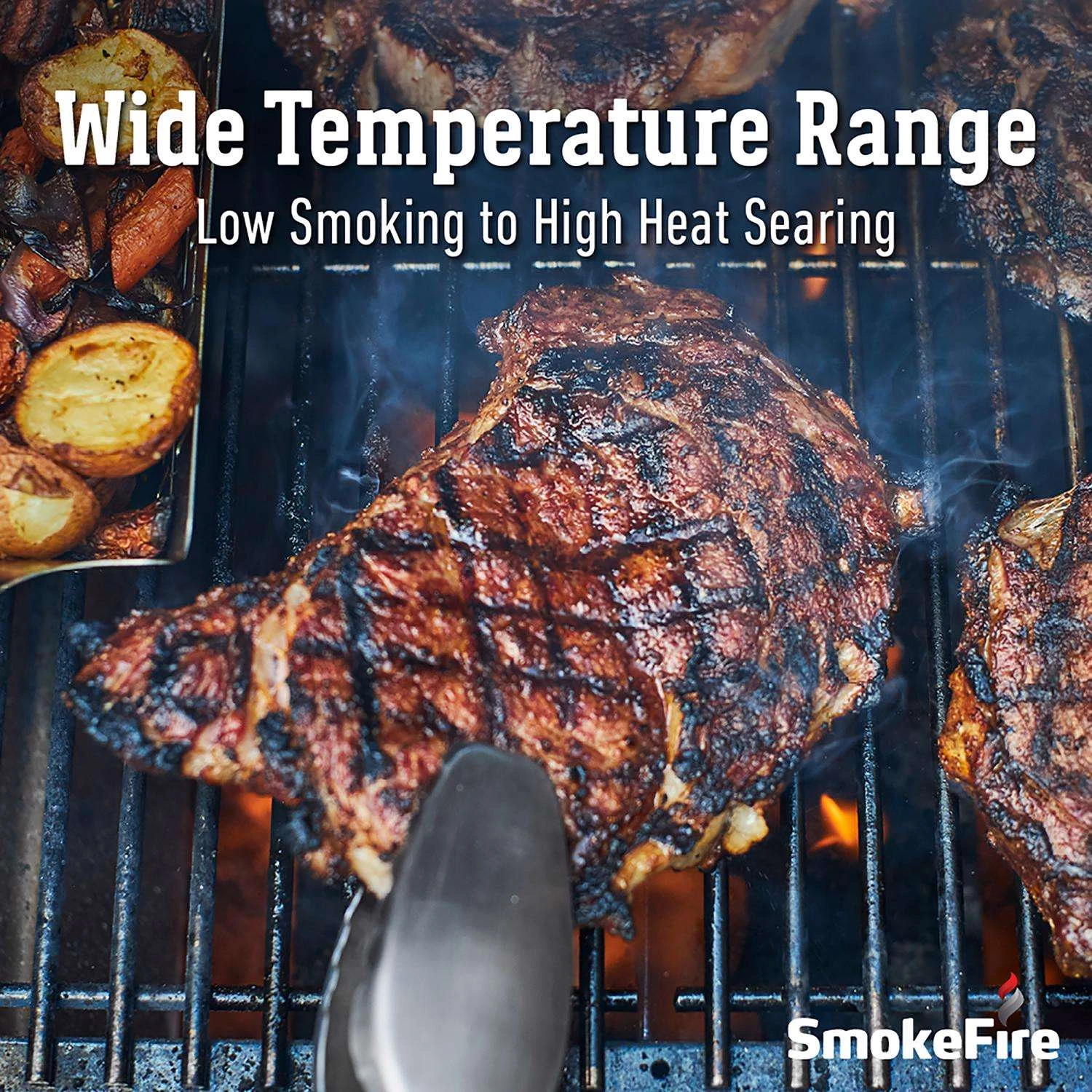 Weber SmokeFire EX4 2nd Gen Wood Pellet WiFi Grill Black 5 Weber SmokeFire EX4 2nd Gen Wood Pellet WiFi Grill Black - Image 3