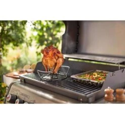 Weber Steel Poultry Roaster 9.3 In. L X 6.2 In. W 1 Pk -Grill Masters Outlet 9dcdd12c 89c0 4466 8963 3848d5830775