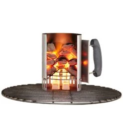 Weber Steel Chimney Starter 10.4 In. L X 5.8 In. W For Weber -Grill Masters Outlet 9f35a40f afaf 479d a06d 1d4fe07a4fc8