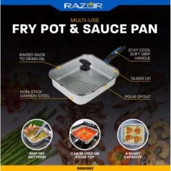 Razor Carbon Steel Grilling Pan 4 Qt 19 In. L X 10.3 In. W 1 Pk 8 Razor Carbon Steel Grilling Pan 4 Qt 19 In. L X 10.3 In. W 1 Pk -Grill Masters Outlet 9f981d3a 4360 44a1 bf9f 452f1c999298