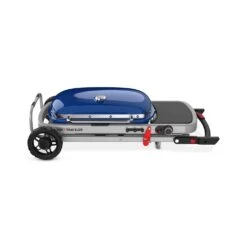 Weber Traveler 1 Burner Liquid Propane Portable Grill Deep Ocean Blue -Grill Masters Outlet a0f7629a ea07 4172 bd36 766d0fe4aa95