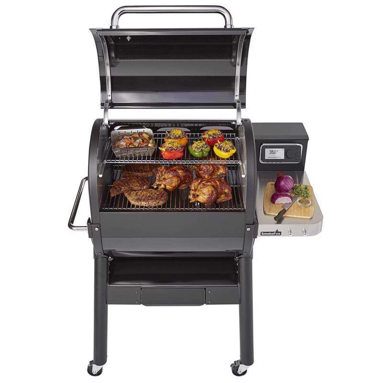 Weber SmokeFire EX4 2nd Gen Wood Pellet WiFi Grill Black 4 Weber SmokeFire EX4 2nd Gen Wood Pellet WiFi Grill Black - Image 2