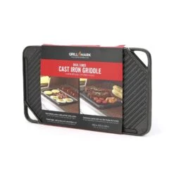 Grill Mark Cast Iron Griddle 16.75 In. L X 9.5 In. W 1 Pk 8 Grill Mark Cast Iron Griddle 16.75 In. L X 9.5 In. W 1 Pk -Grill Masters Outlet aba90d38 daa4 42e4 bbab 75455def165e