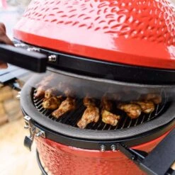 Kamado Joe 18 In. Classic Joe II Charcoal Kamado Grill And Smoker Red -Grill Masters Outlet ae21556e c1cf 454a 81ac 40aec94c4c76