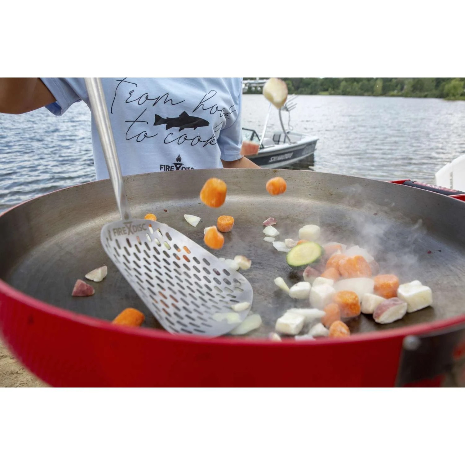 FireDisc Ultimate Frying Weapon Stainless Steel Black/Silver Grill Spatula 1 Pk 8 FireDisc Ultimate Frying Weapon Stainless Steel Black/Silver Grill Spatula 1 Pk - Image 6