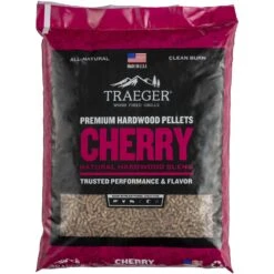 Traeger Premium All Natural Cherry BBQ Wood Pellet 20 Lb