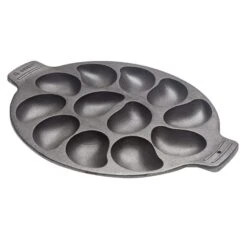Outset Cast Iron Oyster Grill Pan 19 In. L 1 Pk