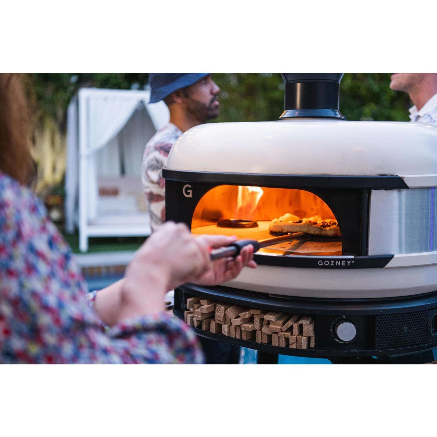 Gozney Dome 29 In. Natural Gas/Wood Outdoor Pizza Oven Bone 10 Gozney Dome 29 In. Natural Gas/Wood Outdoor Pizza Oven Bone - Image 8