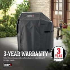 Weber Spirit 300 & Spirit II 300 Series Black Grill Cover -Grill Masters Outlet b812230d ad1f 4b28 9bc9 e1dd498f03d8
