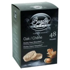 Bradley Smoker All Natural Oak All Natural Wood Bisquettes 1.6 Lb