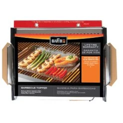Mr. Bar-B-Q Stainless Steel Grill Topper 16.3 In. L X 12.2 In. W 1 Pk