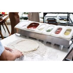 Ooni Stainless Steel Pizza Topping Station 9.4 In. L X 30.5 In. W 1 Pk 9 Ooni Stainless Steel Pizza Topping Station 9.4 In. L X 30.5 In. W 1 Pk -Grill Masters Outlet bee31b83 ddc0 405a a328 d9949fbef450