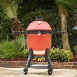 Kamado Joe 18 In. Classic III Charcoal Kamado Grill And Smoker Black/Red -Grill Masters Outlet bfc6c140 8be9 42dd 912d 11e3bf107c72