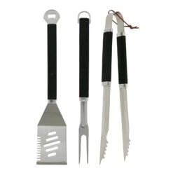 Mr. Bar-B-Q Stainless Steel Black/Silver Grill Tool Set 3 Pc 5 Mr. Bar-B-Q Stainless Steel Black/Silver Grill Tool Set 3 Pc -Grill Masters Outlet c5953980 2515 43c1 8e95 0eddcf514feb
