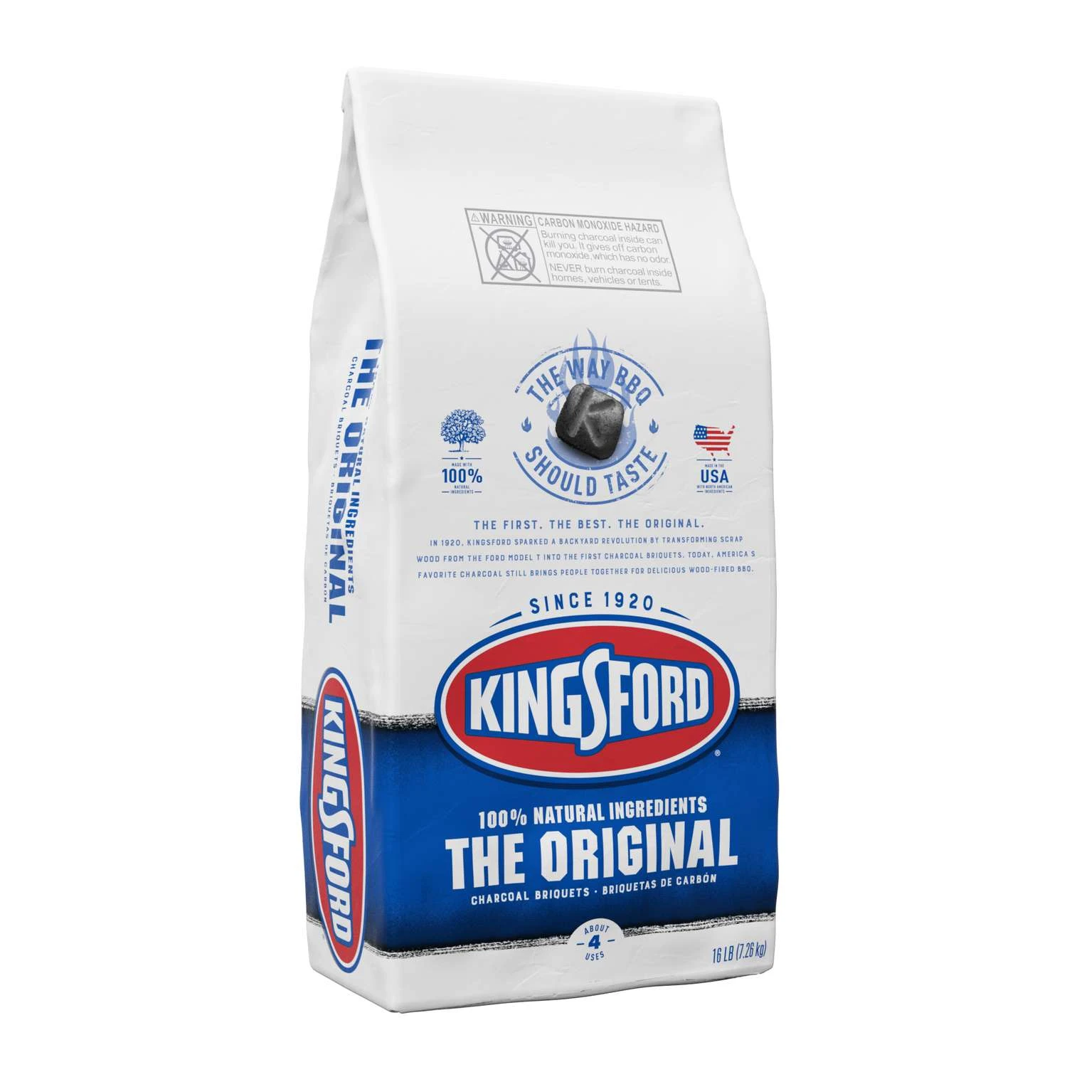 Kingsford All Natural Original Charcoal Briquettes 16 Lb 5 Kingsford All Natural Original Charcoal Briquettes 16 Lb - Image 3
