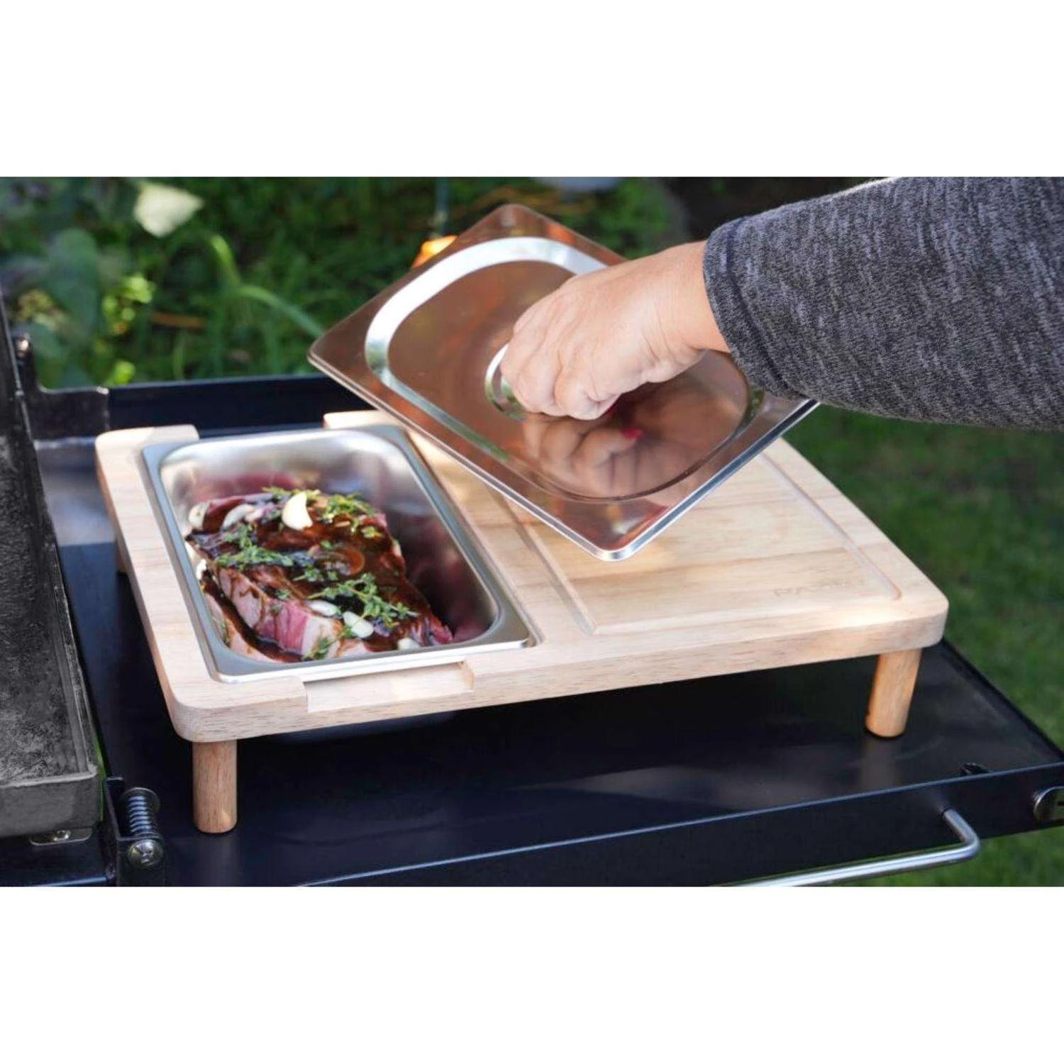 Razor Natural Wood Grill Prep Tray 15.75 In. L X 11.81 In. W 1 Pk 6 Razor Natural Wood Grill Prep Tray 15.75 In. L X 11.81 In. W 1 Pk - Image 4
