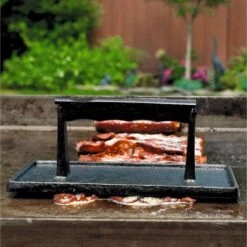 Razor Cast Iron Grill Press 11.6 In. L X 8.78 In. W 1 Pk -Grill Masters Outlet ccdc010a c0e5 4bf6 b633 faa8b1655b71