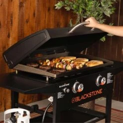 Blackstone 2 Burner Liquid Propane Outdoor Griddle With Hood Black -Grill Masters Outlet d21c01d4 2cf4 4511 8092 3a3d0897db9b