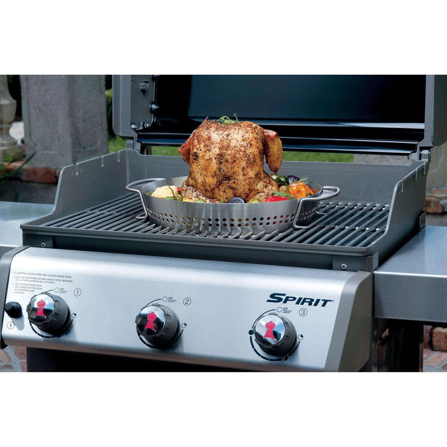 Weber Gourmet BBQ System Stainless Steel Poultry Roaster 15.9 In. L X 13 In. W 1 Pk 10 Weber Gourmet BBQ System Stainless Steel Poultry Roaster 15.9 In. L X 13 In. W 1 Pk - Image 8