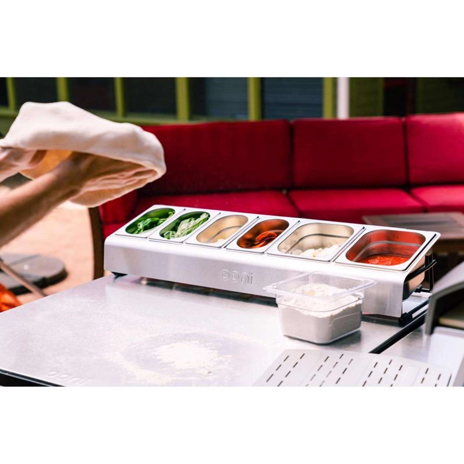 Ooni Stainless Steel Pizza Topping Station 9.4 In. L X 30.5 In. W 1 Pk 4 Ooni Stainless Steel Pizza Topping Station 9.4 In. L X 30.5 In. W 1 Pk - Image 2